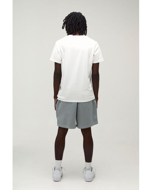 BoohooMAN Gray Regular Fit Cross Tricot Short for men