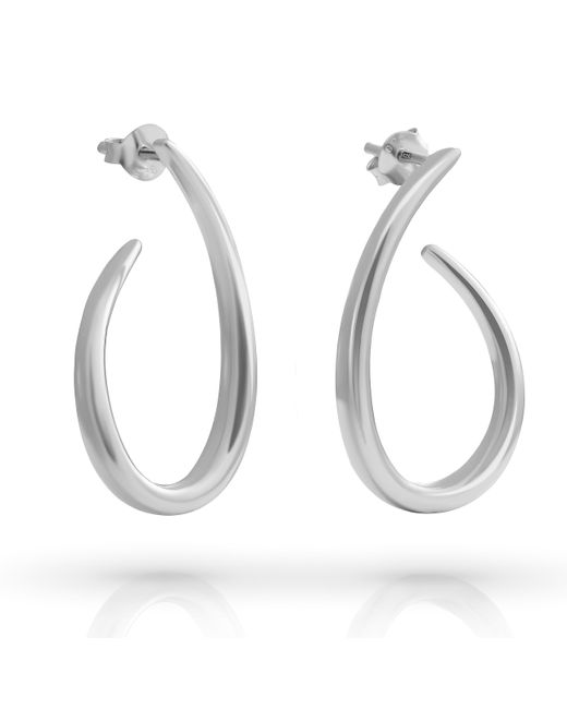 Orphelia Metallic 'Cherry' 925 Sterling Drop Earrings