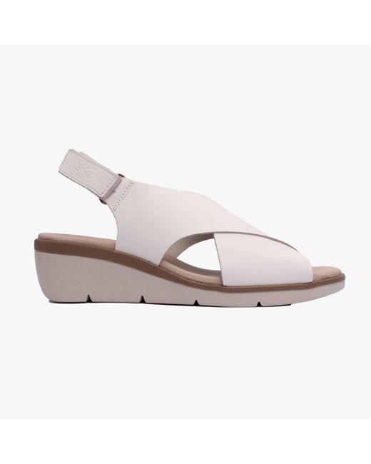 Fly London White Nabi058Fly Sandals