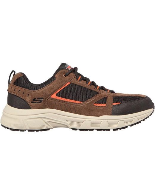 Skechers Black Oak Canyon Duelist Leather Sports Trainers for men