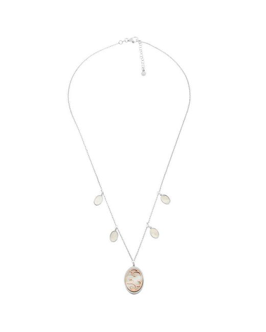 Orphelia Metallic 'Jarina' 925 Sterling Necklace