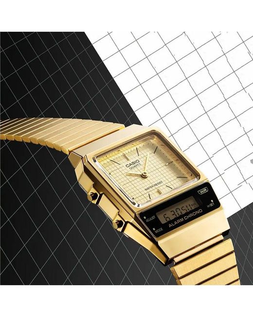 G-Shock Metallic Collection Vintage Watch Aq-800Eg-9Aef Stainless Steel for men