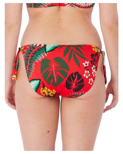 Fantasie Red Vilamoura Tie Side Bikini Brief