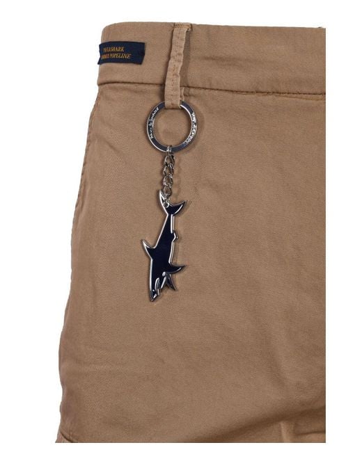 Paul & Shark Brown And Cargo Shorts Stone for men