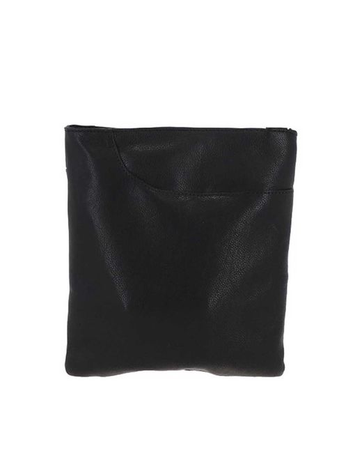 Ashwood Leather Black Real Michigan Crossbody Bag