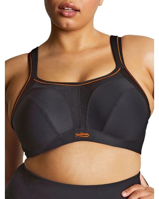 Panache Black Activate Wired Racerback Sports Bra