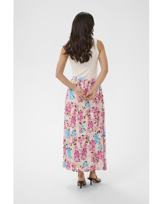 Kaffe Rok Kahaisley Rok A-Shape in het White