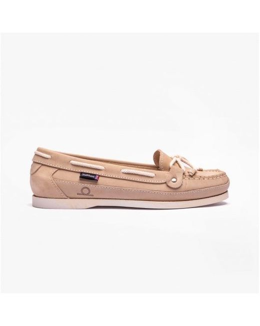 Chatham Alcyone G2 Ladies Nubuck Boat Shoes Stone in Pink Lyst UK