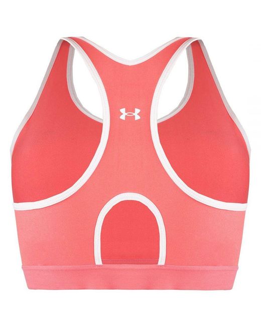 Under Armour Pink Mid Keyhole Sports Bra