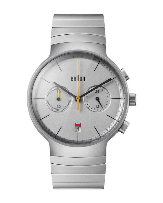 Braun Gray Bn0265Slbtg Classic Watch for men