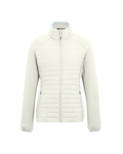 Regatta White Ladies Clumber Hybrid Jacket (Barely/Washed)