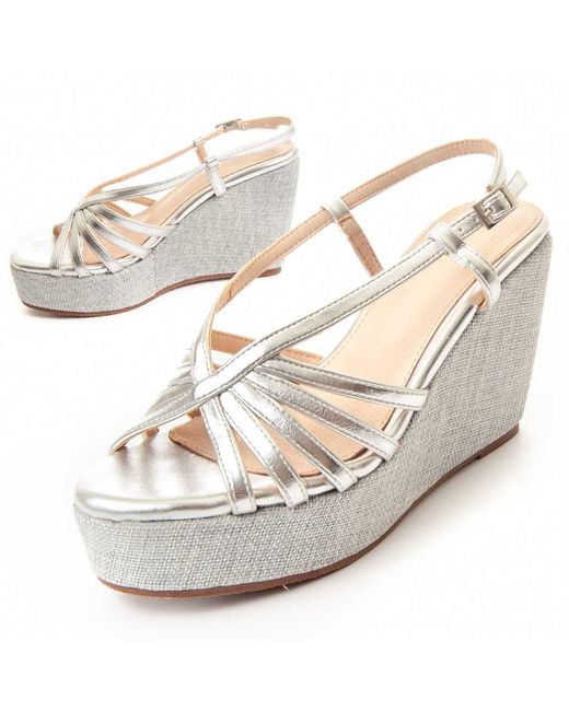 Montevita Metallic Wedge Sparto Sandal Wesparto5