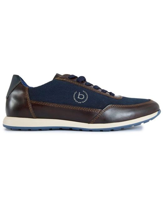 Bugatti Blue Low Profile Trainers for men