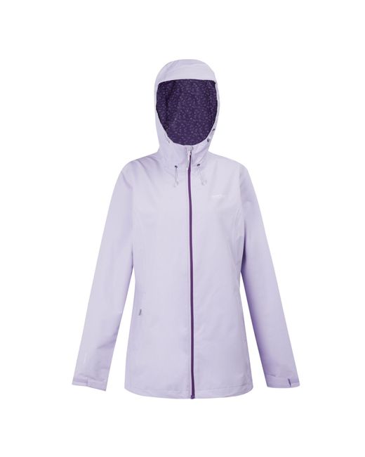 Regatta Purple Ladies Hamara Iii Waterproof Jacket Frost)