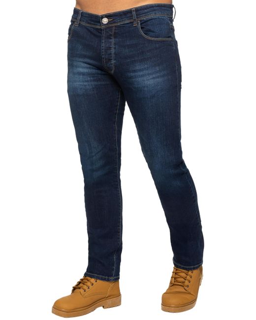 Enzo Blue Slim Stretch Denim Jeans for men