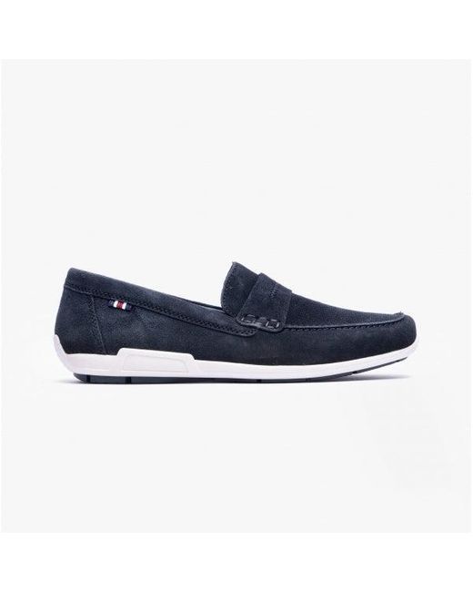 Rieker Blue 09050-14 Moccasin Loafers for men