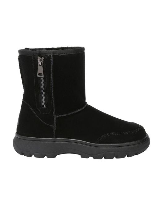 EVER AU Black Starling Zipper Short Boots