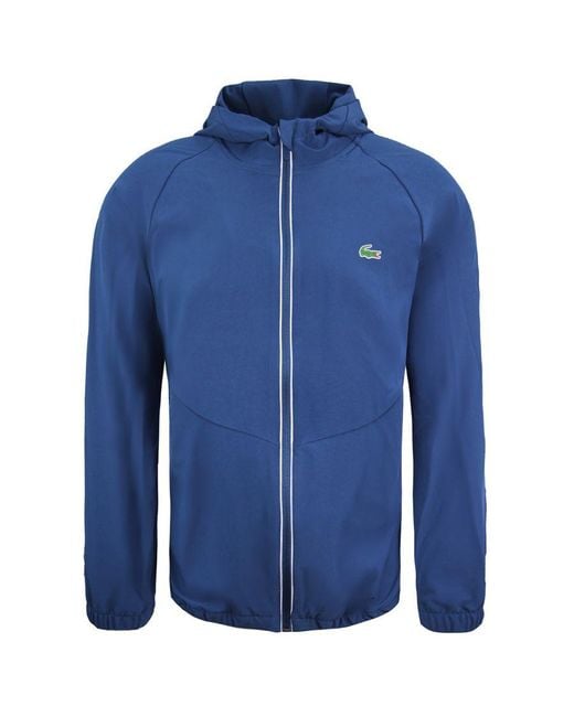 Lacoste Sport Novak Djokovic Blue Jacket for Men | Lyst UK