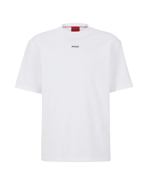 HUGO White Dapolino T-Shirt for men