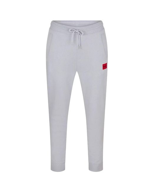 HUGO Natural Fleece Logo Relaxed Fit Joggers /Pastel) Cotton for men