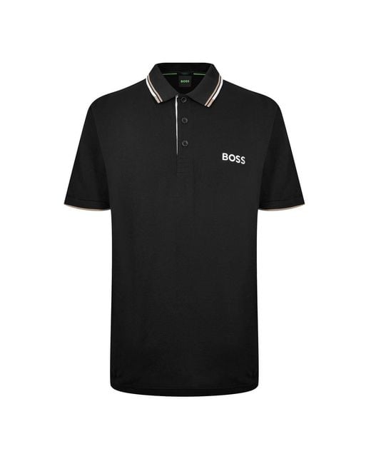 Boss Black Paddy Pro Cotton Pique Polo Shirt for men