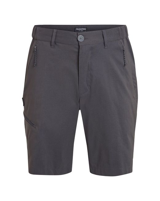 Craghoppers Gray Kiwi Pro Iii Casual Shorts (Dark Lead) for men