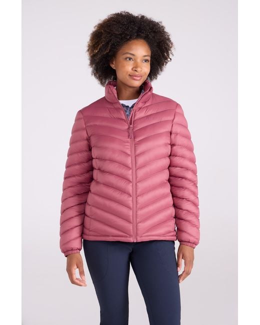 Mountain Warehouse Red 'Vista' Padded Jacket Water Resistant Warm Cosy Coat Polyamide