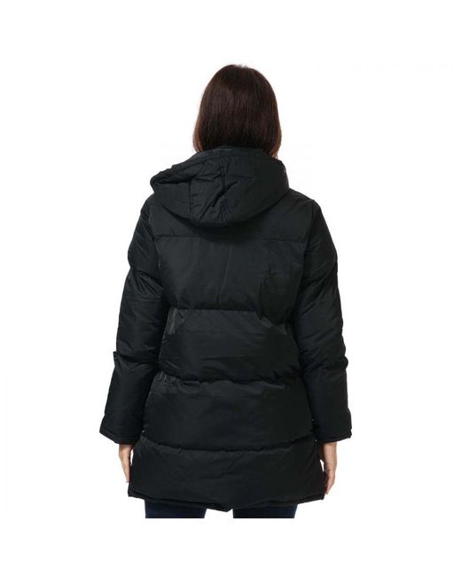 Brave Soul Black Cello Long Padded Jacket