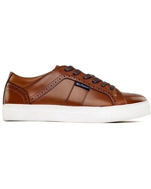 Ben Sherman Brown Tony Trainers for men