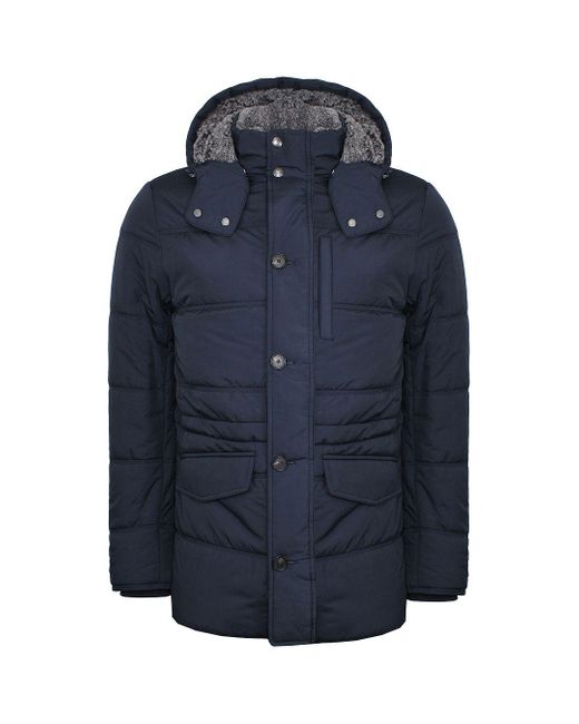 Hackett Blue Anorak Fleece Jacket for men