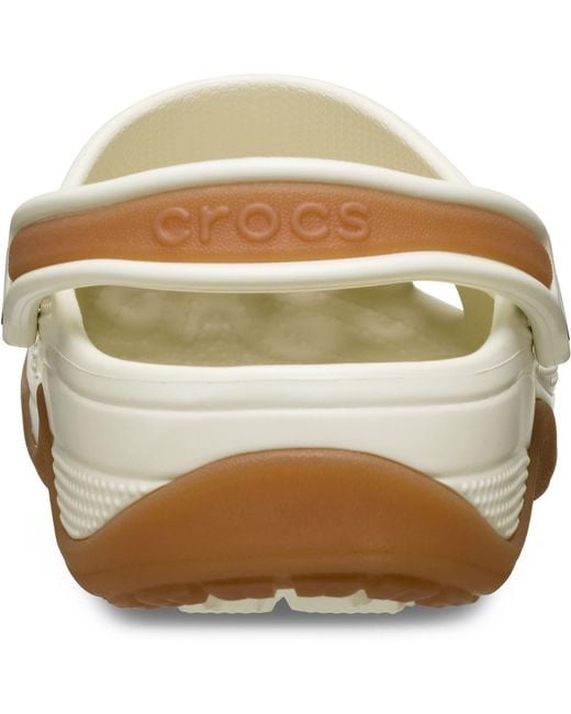CROCSTM White Classic Evo Gum Eva Summit/Gum Clogs for men
