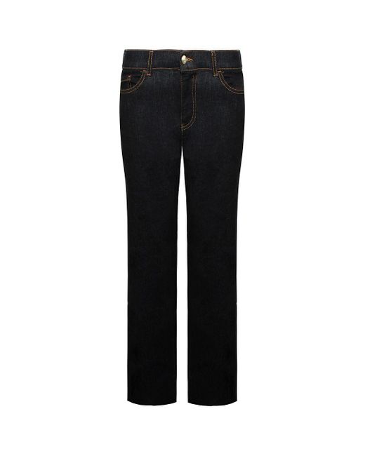 Armani Black Emporio Low Waist Wide Legs Jeans for men