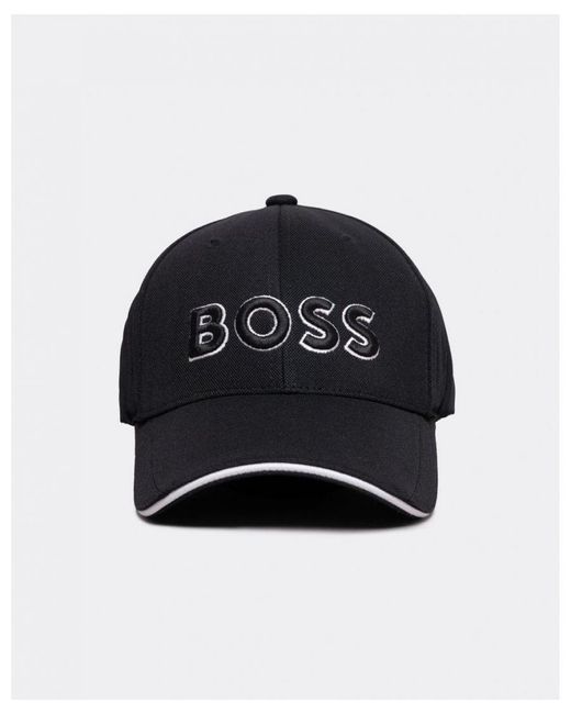 Boss Black Boss Us-1 Stretch-Piqué Cap With Embroidered 3D Logo for men