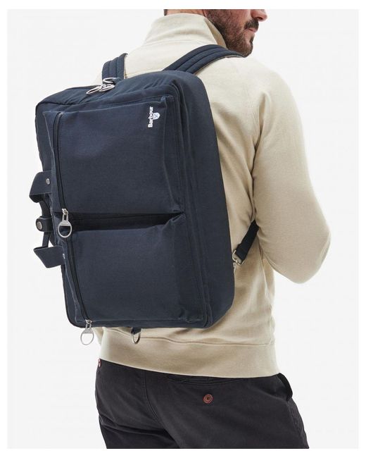 Barbour Blue Cascade Multiway Laptop Bag for men