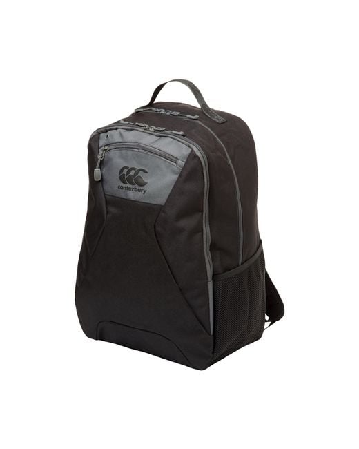 Canterbury Black Classic Logo Backpack