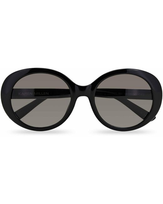 Karen Millen Black Km5051 Sunglasses Ladies 001Blk