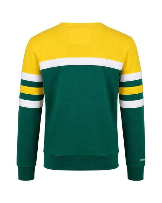 Mitchell & Ness Green Nba Seattle Supersonics Head Coach Sweater for men