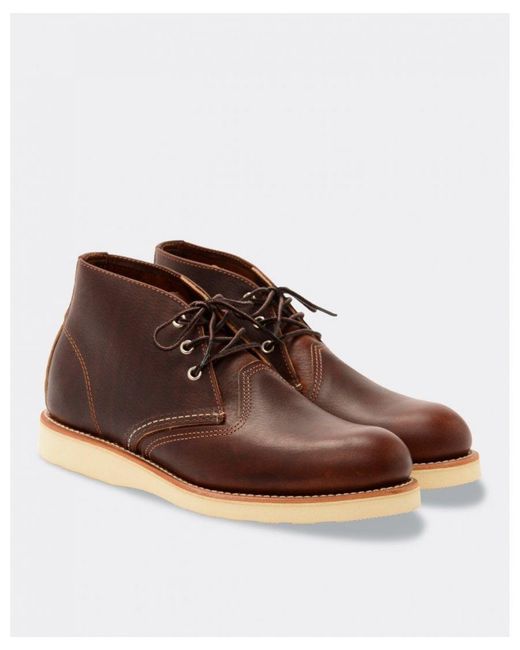 Red Wing Brown Wing Chukka Boot for men