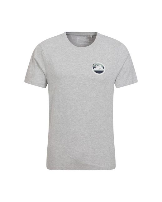 Mountain Warehouse Gray Keswick Cotton T-Shirt () for men