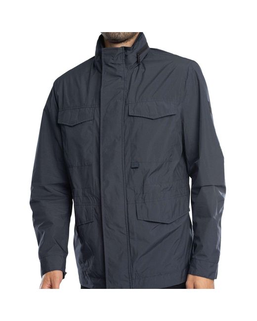 Ted Baker Blue Nylon Field Jacket for men