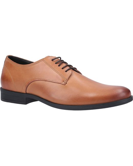 Hush Puppies Black Oscar Clean Toe Lace Up Shoe for men