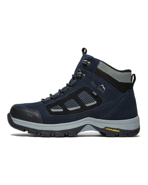 Peter Storm Blue Waterproof Nubuck Mesh Ankle Boots for men