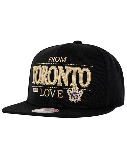 Mitchell & Ness Black Nhl Toronto Maple Leafs With Love Cap