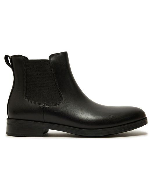 Cole Haan Black Newmark Grand Chelsea Boots for men