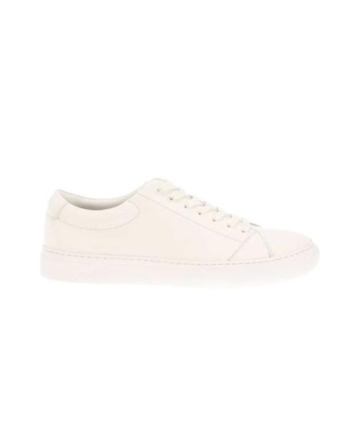 Boss Pink Enlight Leather Trainers for men