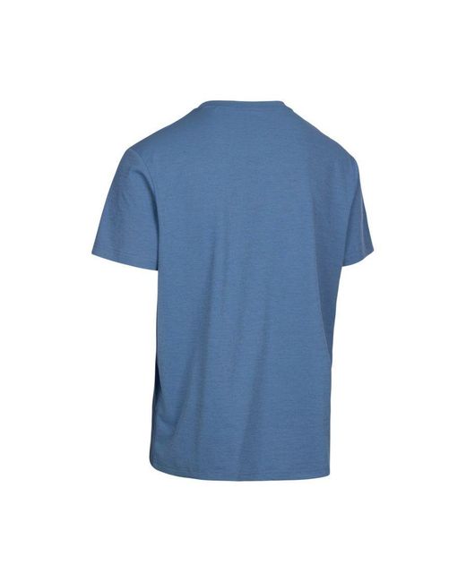 Trespass Blue Serland Tp75 T-Shirt (Denim) for men