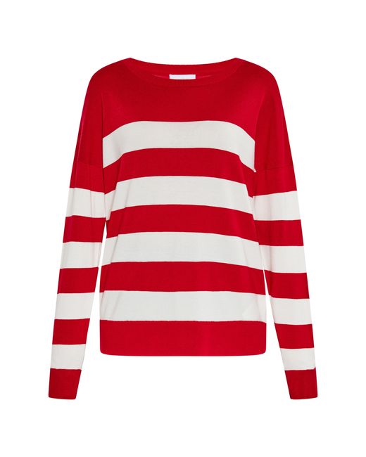 Usha Jumper Rood Wit in het Red