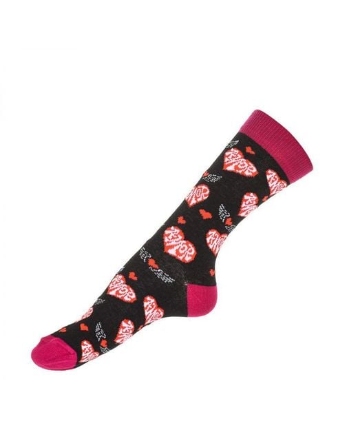 Kisses&Love Multicolor Pack-6 Socks With High-Top Anti-Pressure Cuff Kl9001