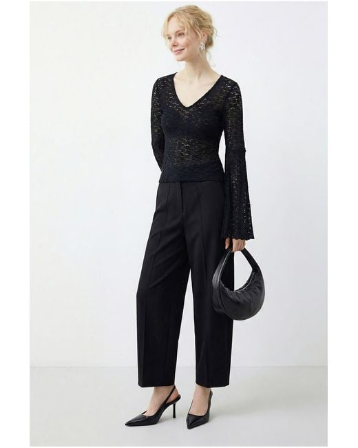 Bianco Lucci Blue Elastane Blouse