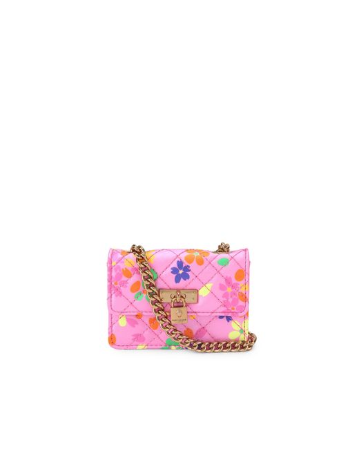 Kurt Geiger Pink Micro Brixton Bag